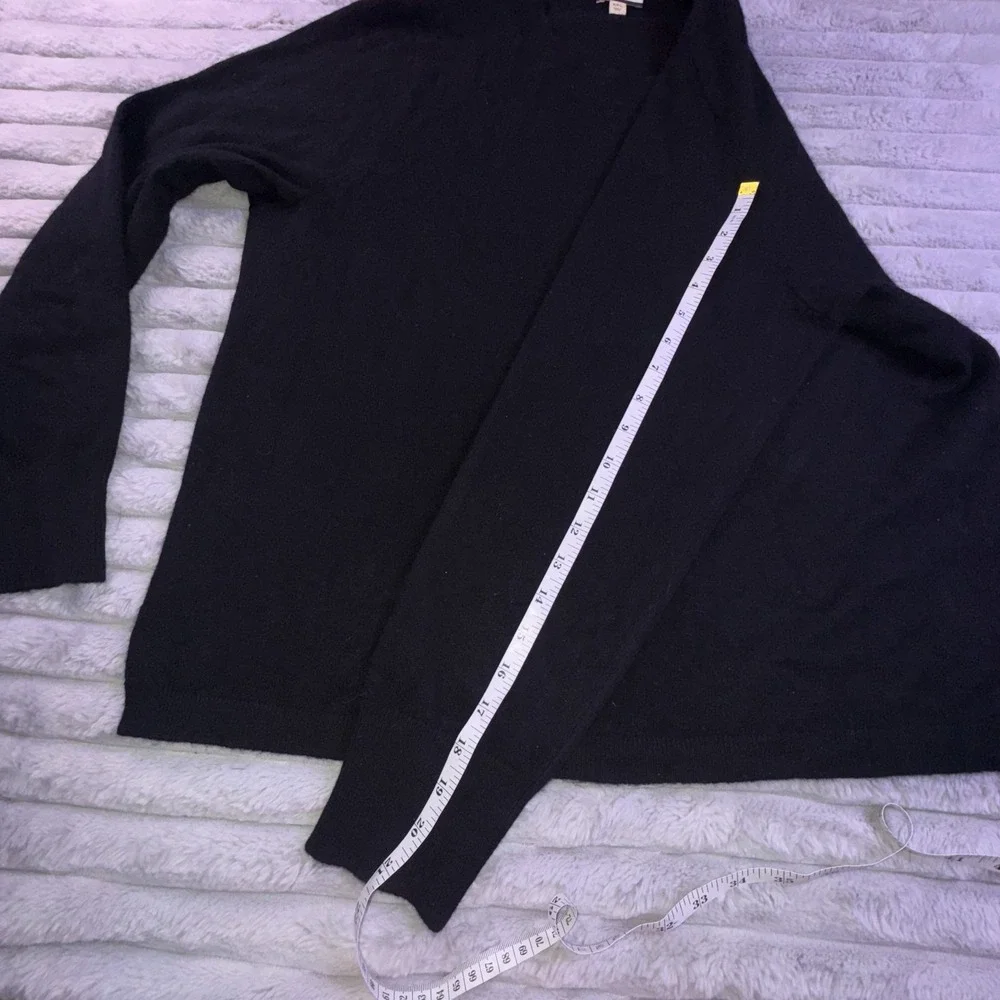 J.Crew Sweater Men 2XL Pullover Black Cashmere Knit Crew Neck Outdoor XXL Luxury
